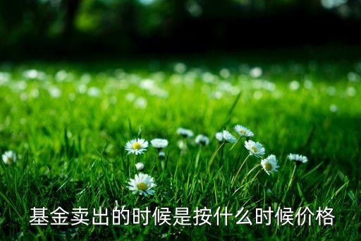 賣基金算哪天的價格,基金買賣手續費怎樣算