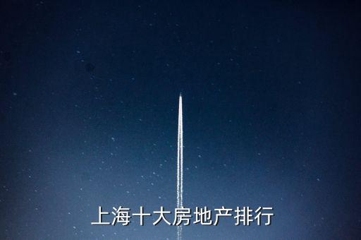  上海十大房地產排行