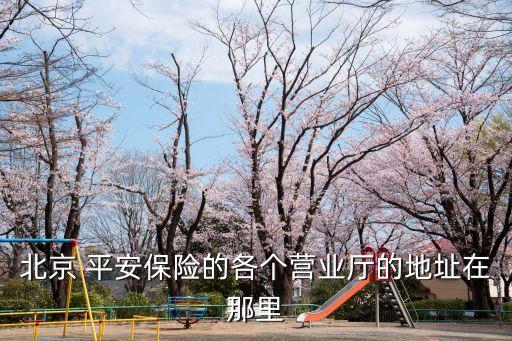 北京 平安保險的各個營業廳的地址在那里
