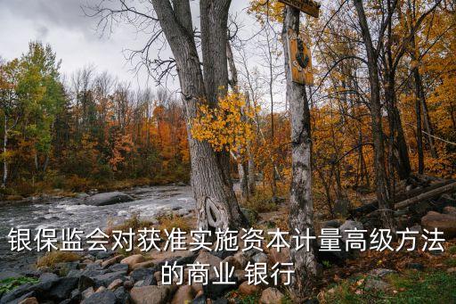 銀保監會對獲準實施資本計量高級方法的商業 銀行