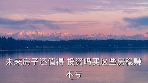 未來(lái)房子還值得 投資嗎買(mǎi)這些房穩(wěn)賺不虧