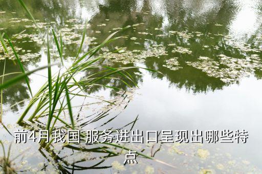 前4月我國 服務進出口呈現出哪些特點