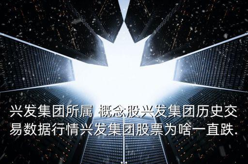 興發集團所屬 概念股興發集團歷史交易數據行情興發集團股票為啥一直跌...