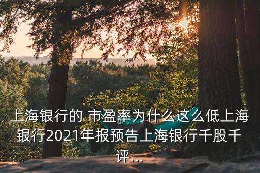 銀行業市盈率