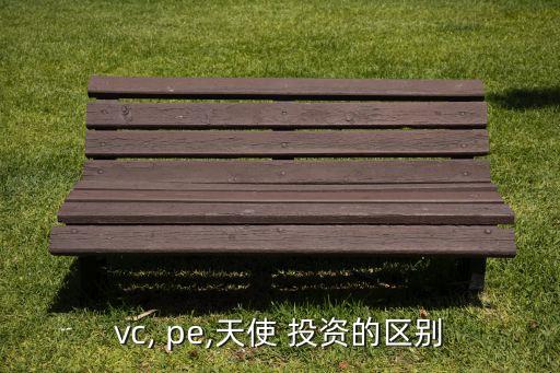 vc, pe,天使 投資的區別