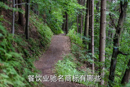 餐飲業馳名商標有哪些