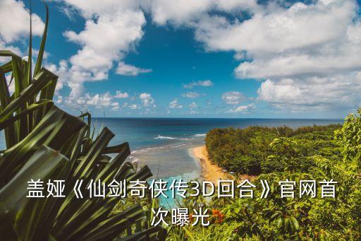 蓋婭《仙劍奇俠傳3D回合》官網首次曝光