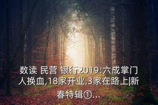 數讀 民營 銀行2019:六成掌門人換血,18家開業,3家在路上|新春特輯①...