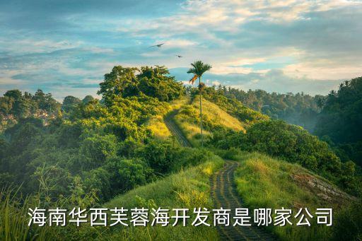 海南華西芙蓉海開發商是哪家公司