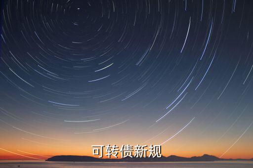 可轉債新規