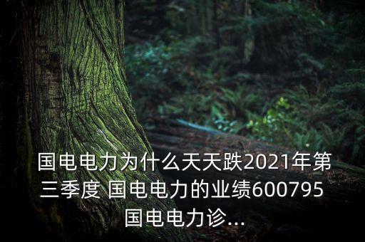  國電電力為什么天天跌2021年第三季度 國電電力的業績600795 國電電力診...