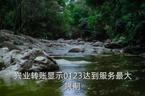  興業轉賬顯示0123達到服務最大限制