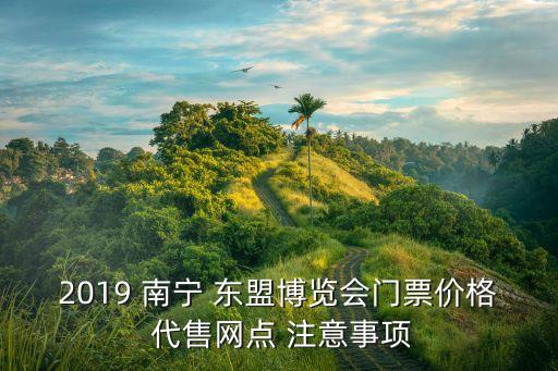 2019 南寧 東盟博覽會(huì)門(mén)票價(jià)格 代售網(wǎng)點(diǎn) 注意事項(xiàng)