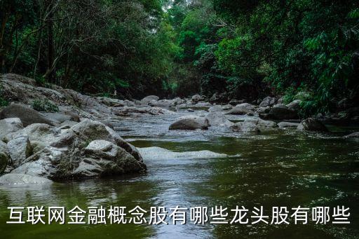 互聯網金融概念股有哪些龍頭股有哪些