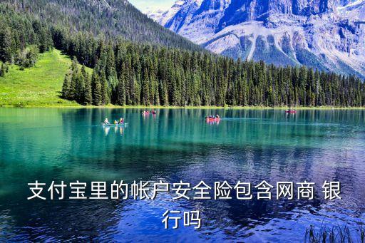  支付寶里的帳戶安全險包含網商 銀行嗎