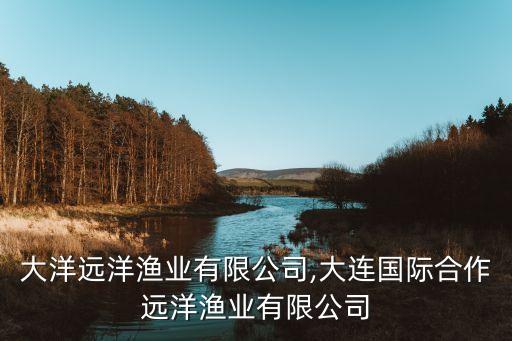 大連大洋遠洋漁業有限公司,大連國際合作遠洋漁業有限公司