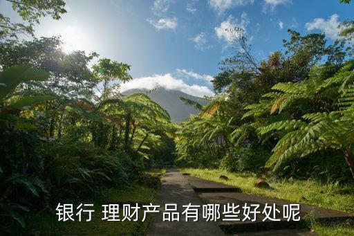  銀行 理財產品有哪些好處呢