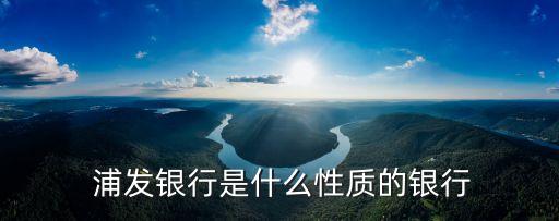 浦發銀行企業