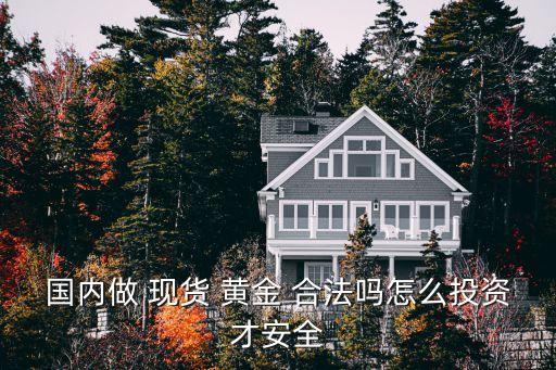 國內做 現貨 黃金 合法嗎怎么投資才安全