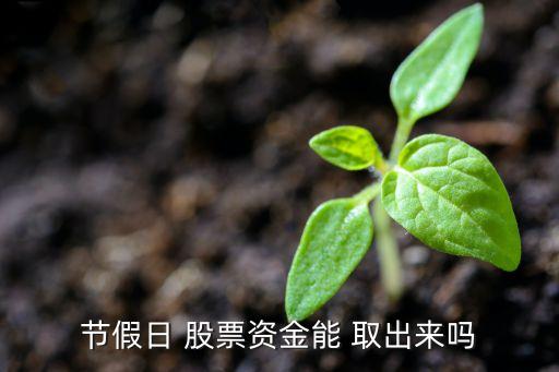 節假日 股票資金能 取出來嗎