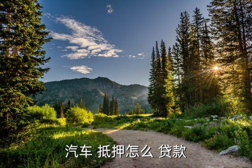 壽光銀行車抵押貸款,車在銀行抵押貸款需要些什么手續