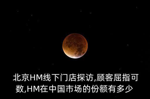  北京HM線下門店探訪,顧客屈指可數,HM在中國市場的份額有多少