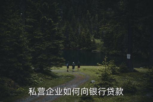 私營企業如何向銀行貸款