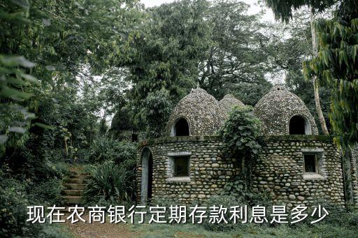 現在農商銀行定期存款利息是多少