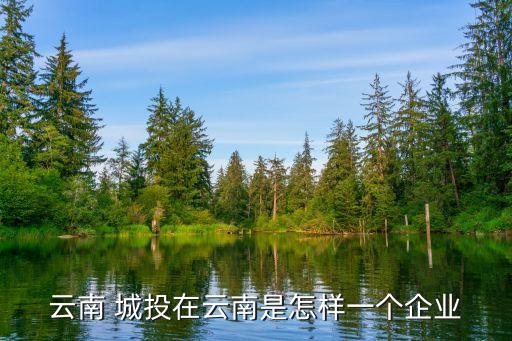云南 城投在云南是怎樣一個企業