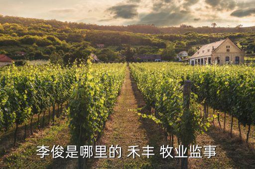 遼寧禾豐牧業股份有限公司招聘,禾豐牧業股份有限公司董事長